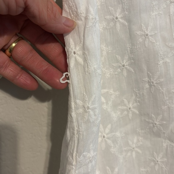 MINKPINK-Revolve White Sadie Broidery Mini Dress size XS - Picture 11 of 11
